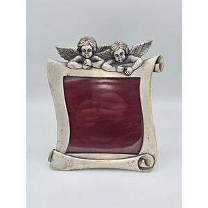 Homco Vintage Metal‎ Cherub Picture Frame